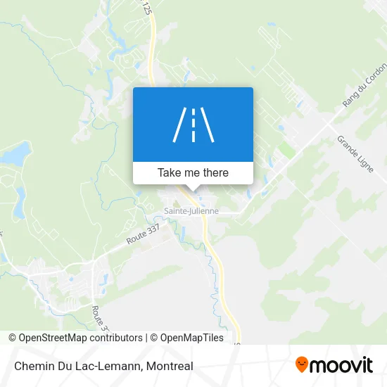 Chemin Du Lac-Lemann map