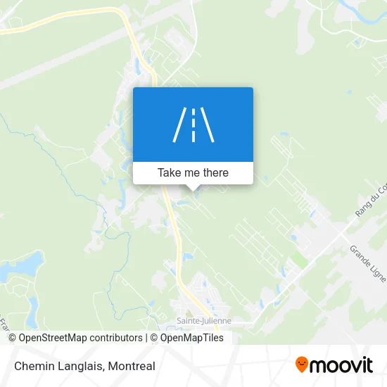 Chemin Langlais map