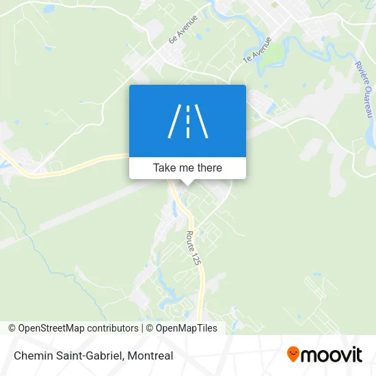 Chemin Saint-Gabriel map