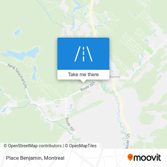 Place Benjamin map