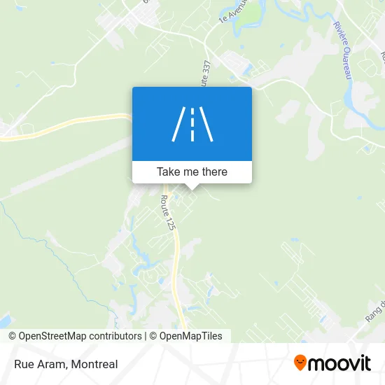 Rue Aram map