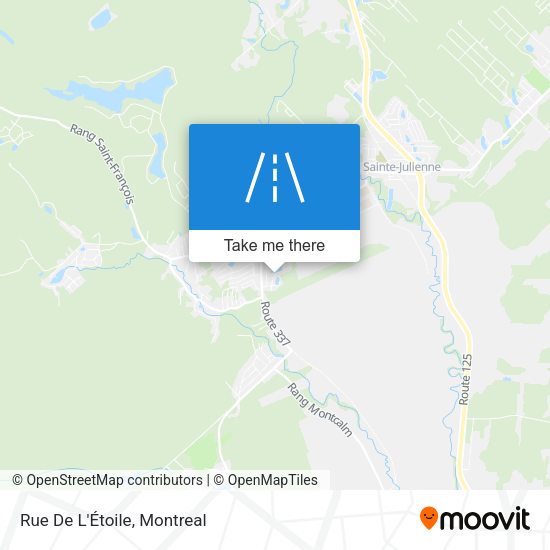 Rue De L'Étoile map
