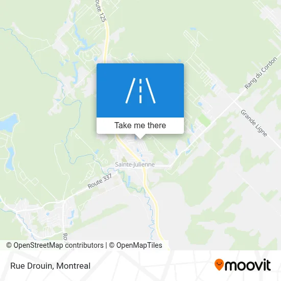 Rue Drouin map