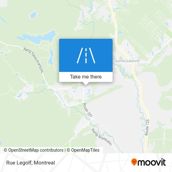 Rue Legolf map