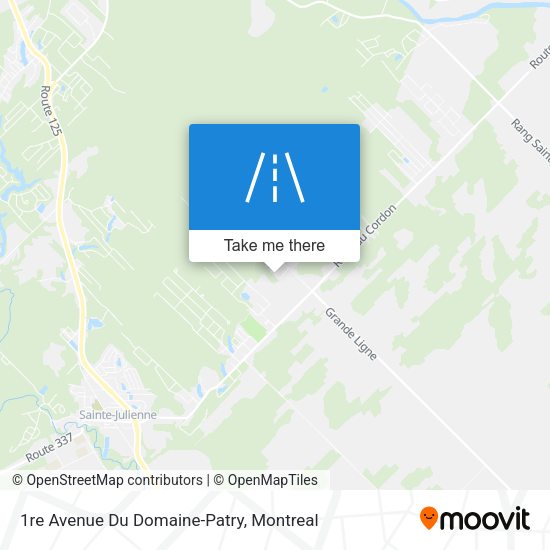 1re Avenue Du Domaine-Patry map