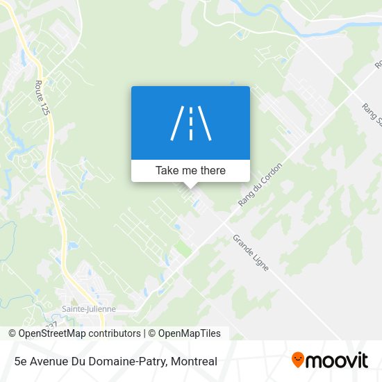 5e Avenue Du Domaine-Patry map
