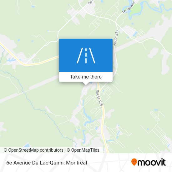 6e Avenue Du Lac-Quinn map