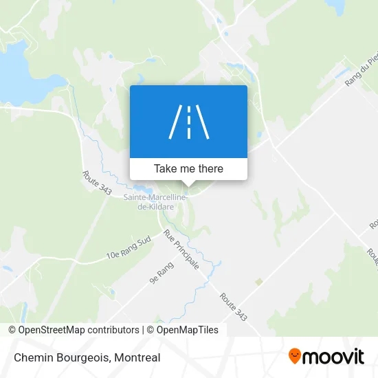 Chemin Bourgeois map