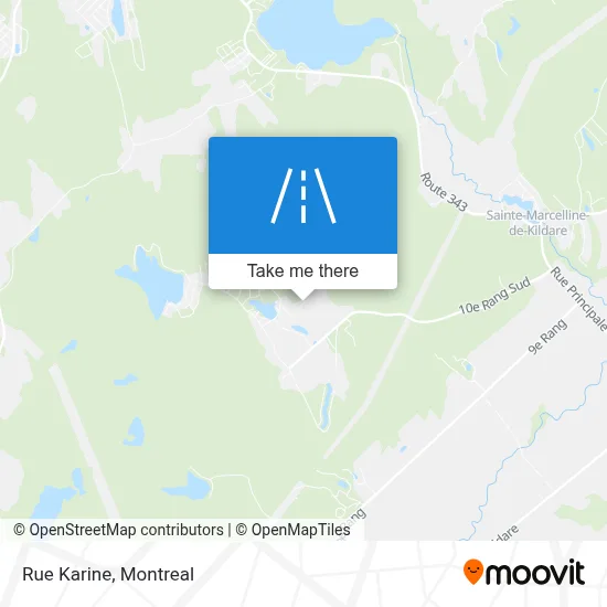 Rue Karine map