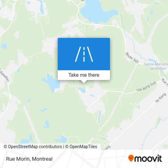 Rue Morin map