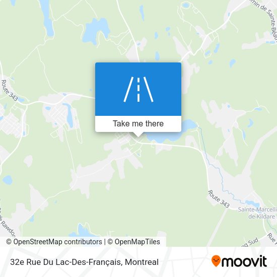 32e Rue Du Lac-Des-Français map