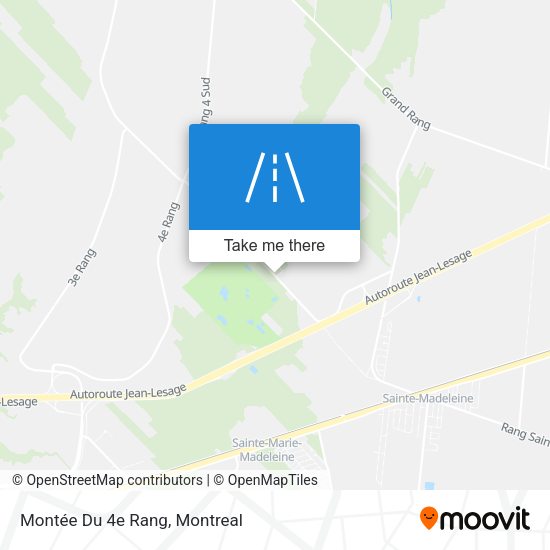 Montée Du 4e Rang map