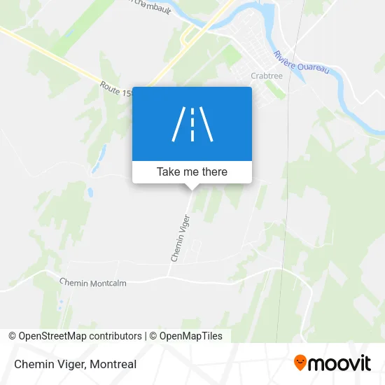 Chemin Viger map