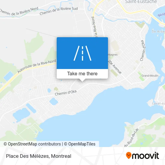 Place Des Mélèzes map