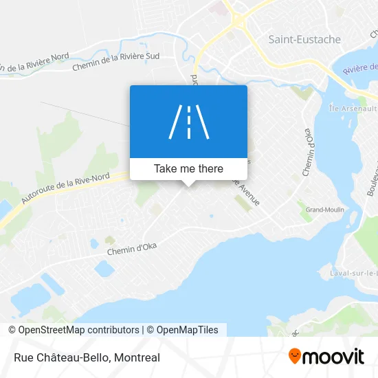 Rue Château-Bello map