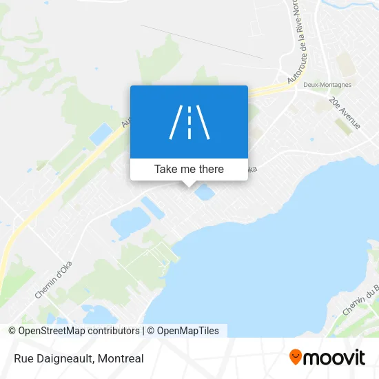 Rue Daigneault map