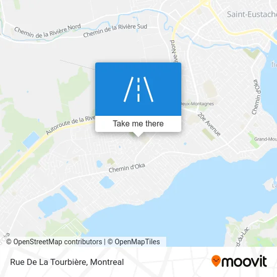 Rue De La Tourbière map