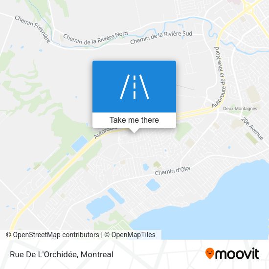 Rue De L'Orchidée map