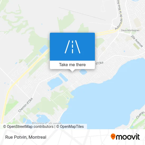 Rue Potvin map