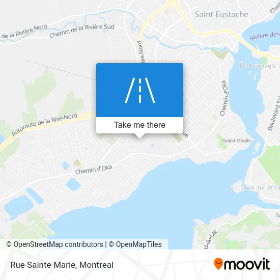 Rue Sainte-Marie map