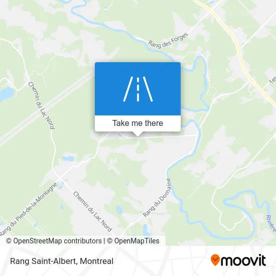 Rang Saint-Albert map