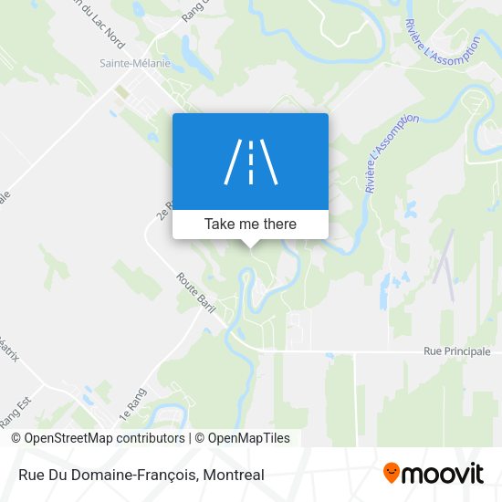 Rue Du Domaine-François map