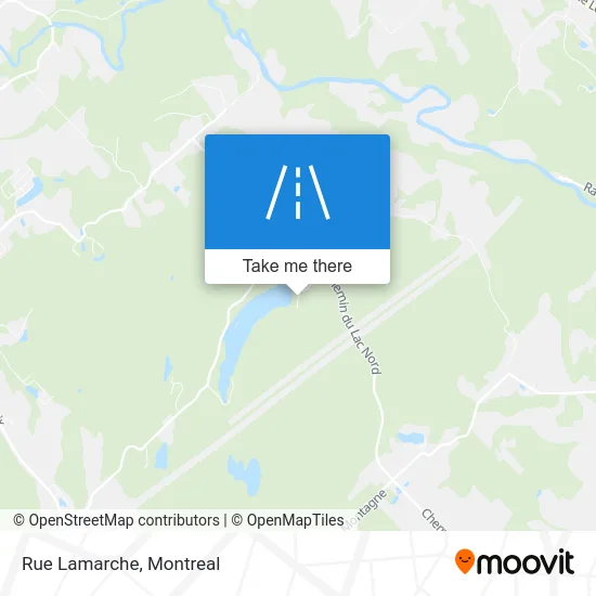 Rue Lamarche map