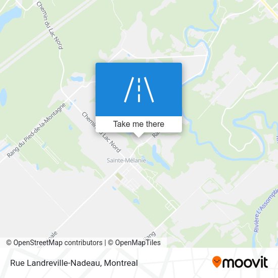Rue Landreville-Nadeau map