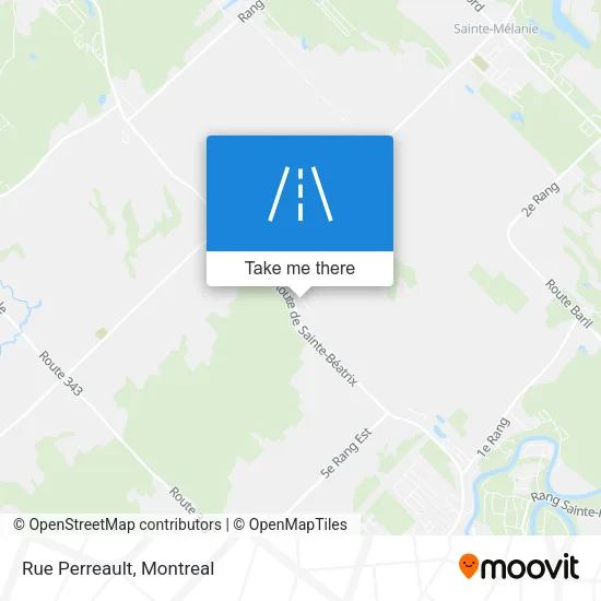 Rue Perreault map