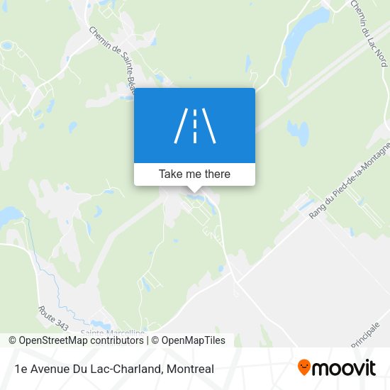 1e Avenue Du Lac-Charland map
