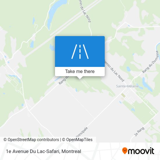 1e Avenue Du Lac-Safari map