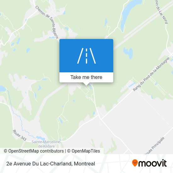 2e Avenue Du Lac-Charland map