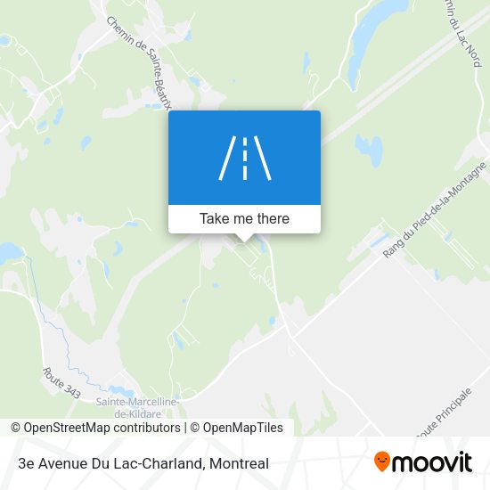 3e Avenue Du Lac-Charland map
