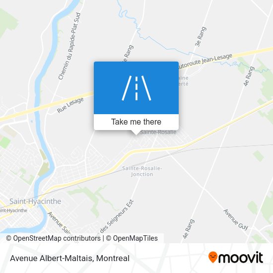 Avenue Albert-Maltais map