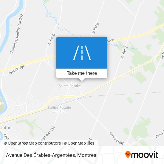 Avenue Des Érables-Argentées map
