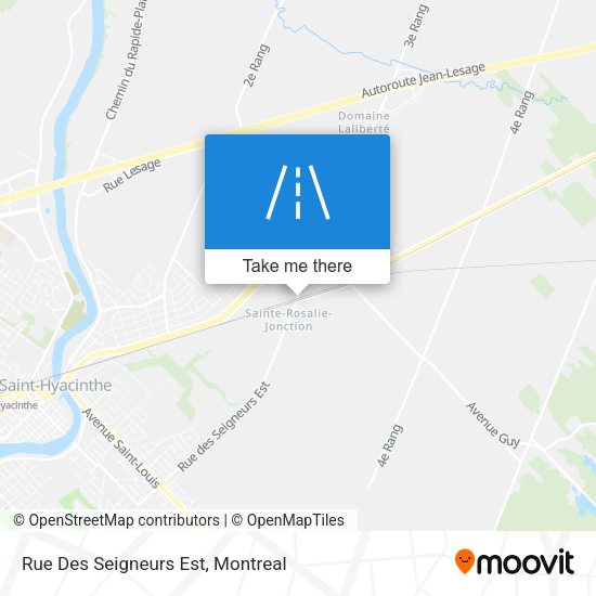 Rue Des Seigneurs Est map