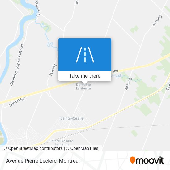Avenue Pierre Leclerc map