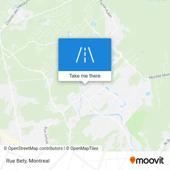 Rue Bety map