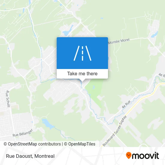 Rue Daoust map