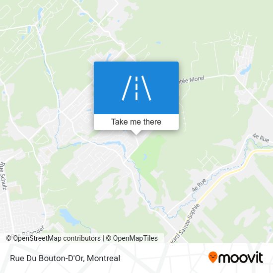 Rue Du Bouton-D'Or map