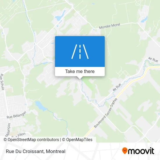 Rue Du Croissant map