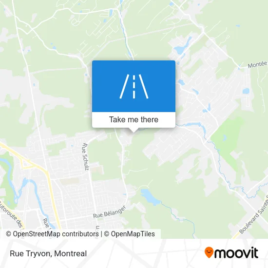 Rue Tryvon map