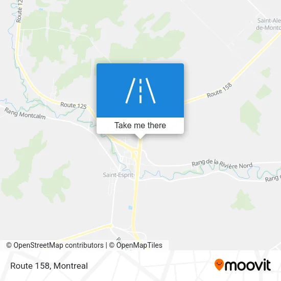 Route 158 map