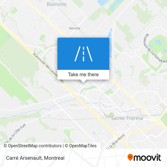 Carré Arsenault map
