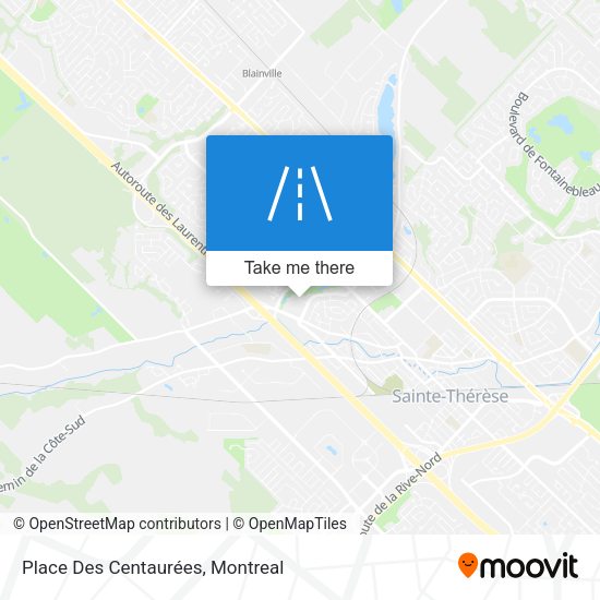 Place Des Centaurées map