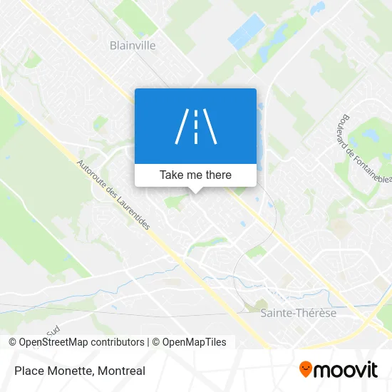 Place Monette map