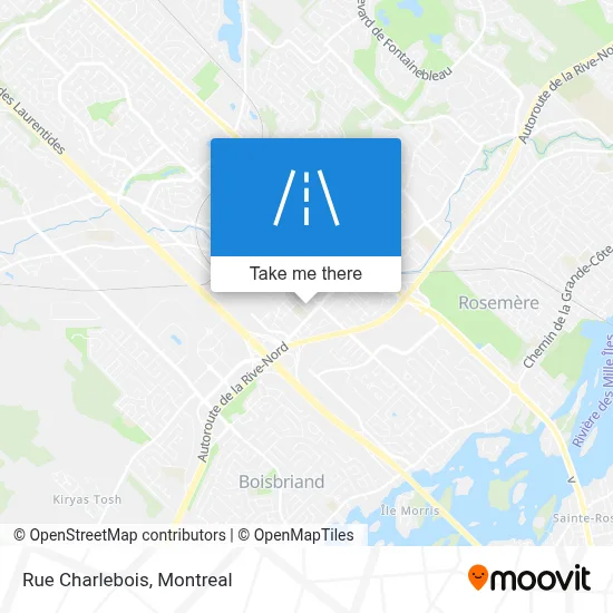 Rue Charlebois map