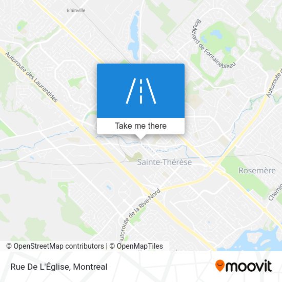 Rue De L'Église map