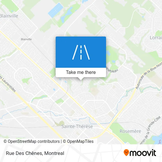 Rue Des Chênes map