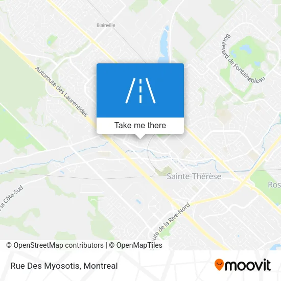 Rue Des Myosotis map